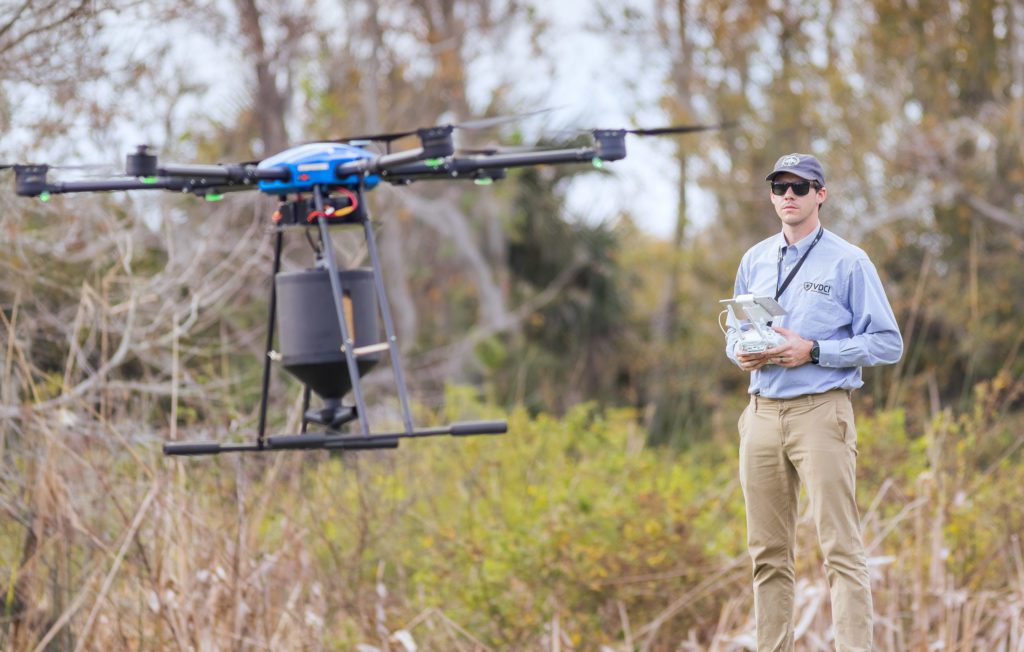 drones mosquito management