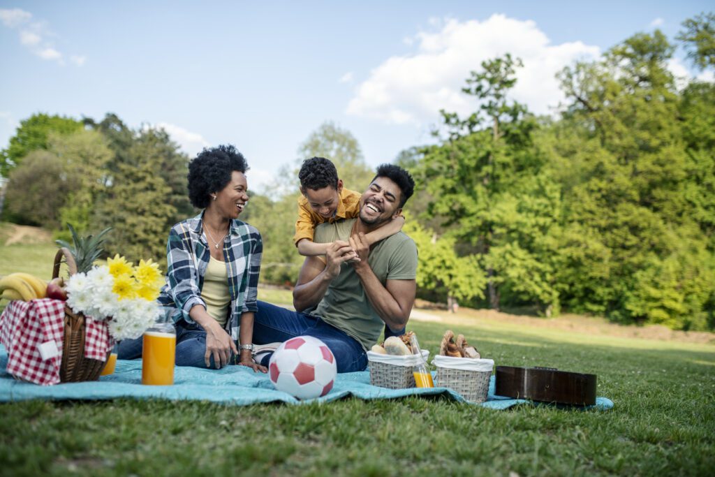 family-having-picnic